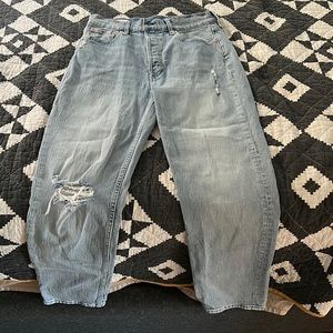 GAP jeans, cheeky straight high rise